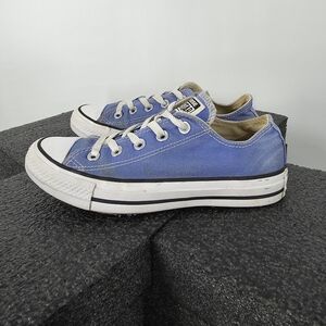 Converse Chuck Taylor All Star Low Blue Canvas Sneakers M 4 W 6 136564F Shoes